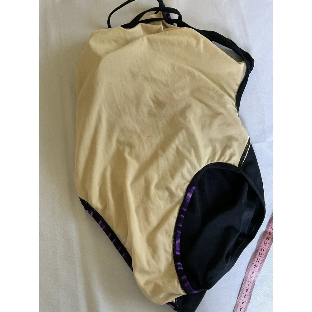 Nike‎ Women's Swimsuit Bathing Suit 12 Athletic Competition Modest Gorpcore Vtg